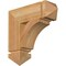 Ekena Millwork Thorton Arts & Crafts Rough Sawn Bracket, Western Red Cedar, 4"W x 14"D x 14"H BKT04X14X14THR03RWR - alternate 1
